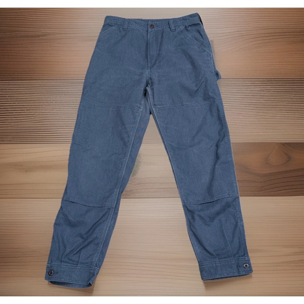 Patagonia All Season Hemp Canvas Double Knee Utility Pants Blue Women's Size‎ 10 - Picture 2 of 8